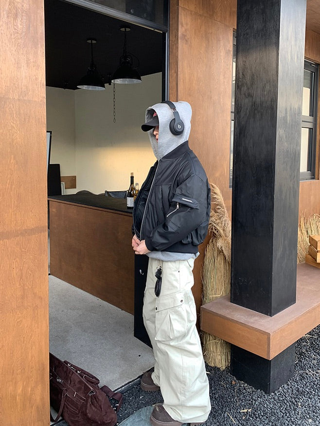 ショート  PUレザーフライトMA-1ジャケット