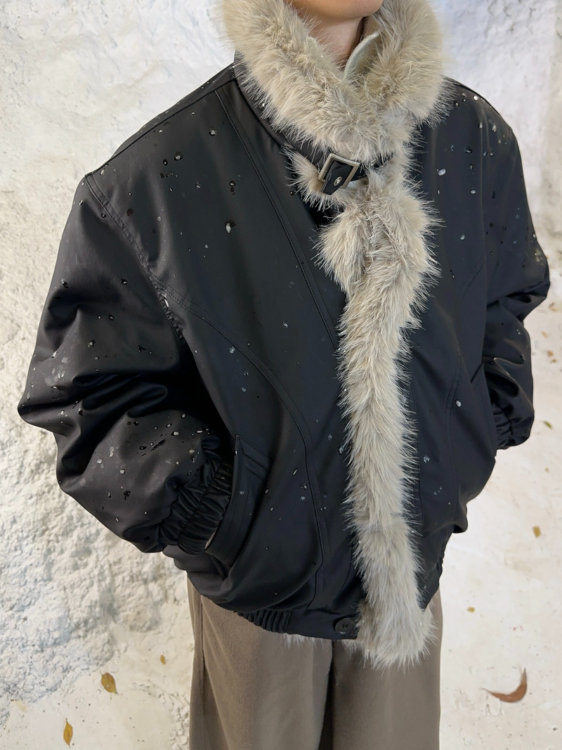 ベルテッド ウォームファージャケット