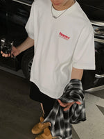 3Dスプレーロゴ バックプリントTシャツ