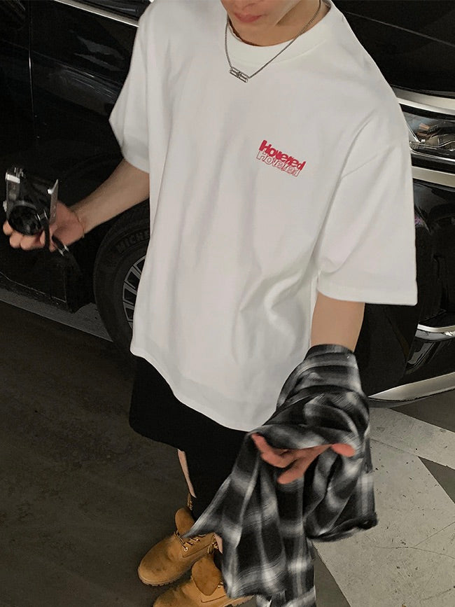 3Dスプレーロゴ バックプリントTシャツ