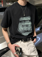 スワール レタリングプリントTシャツ