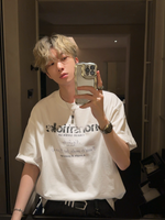 ディストレスト レタリングTシャツ