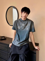 フラワー インクジェット Tシャツ