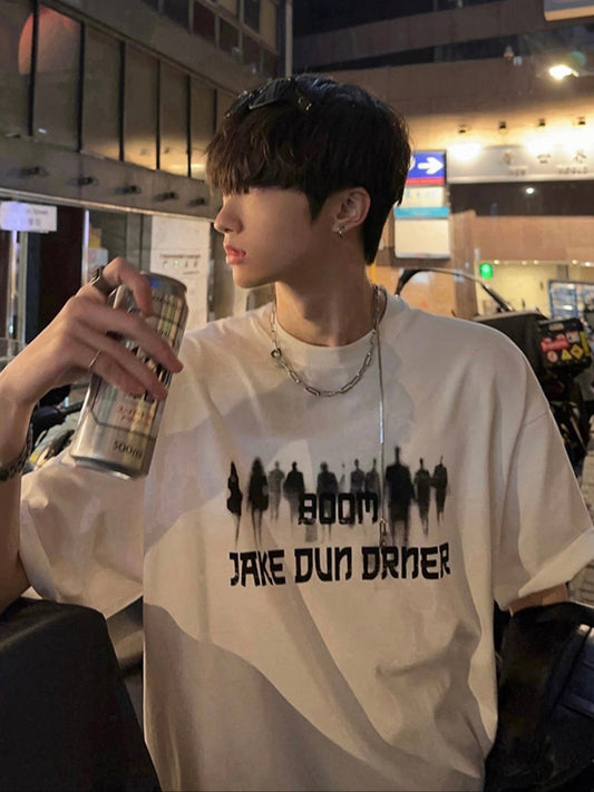 ゴーステッド レタープリント Tシャツ