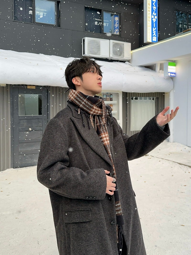 プレミアムブレンドウール ロングコート