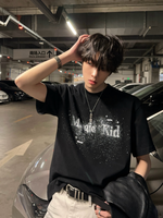 インクジェット グラフィックロゴTシャツ