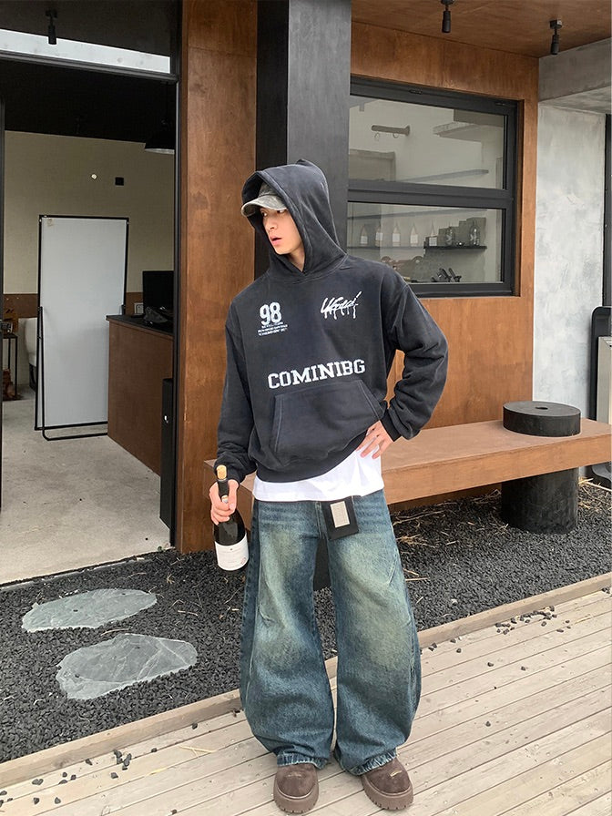 マルチロゴ 裏起毛フリースパーカー