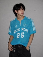 レトロ サマーメッシュ ダブルジップ ゲームニット