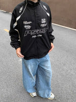 レーシング刺繍 トラックジャケット