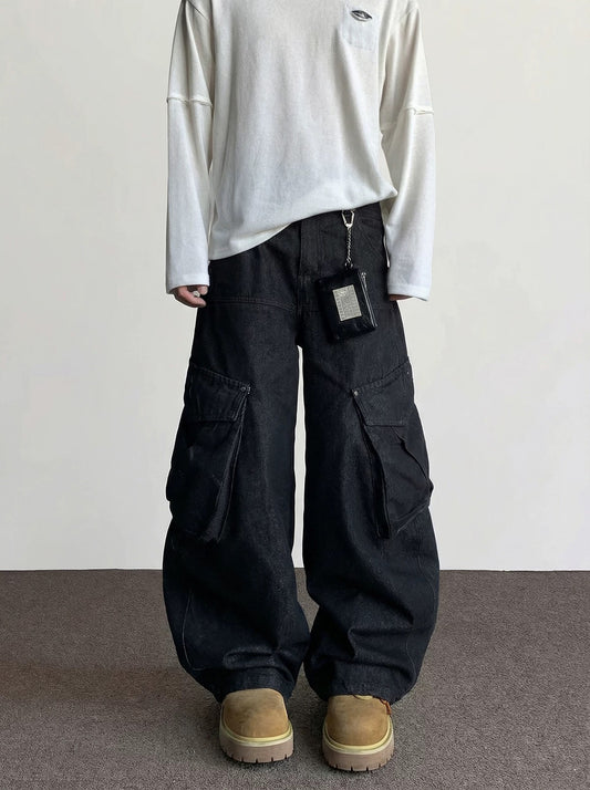 ビッグポケット カーブリジットデニム