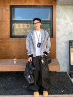 ビッグポケット カーブリジットデニム