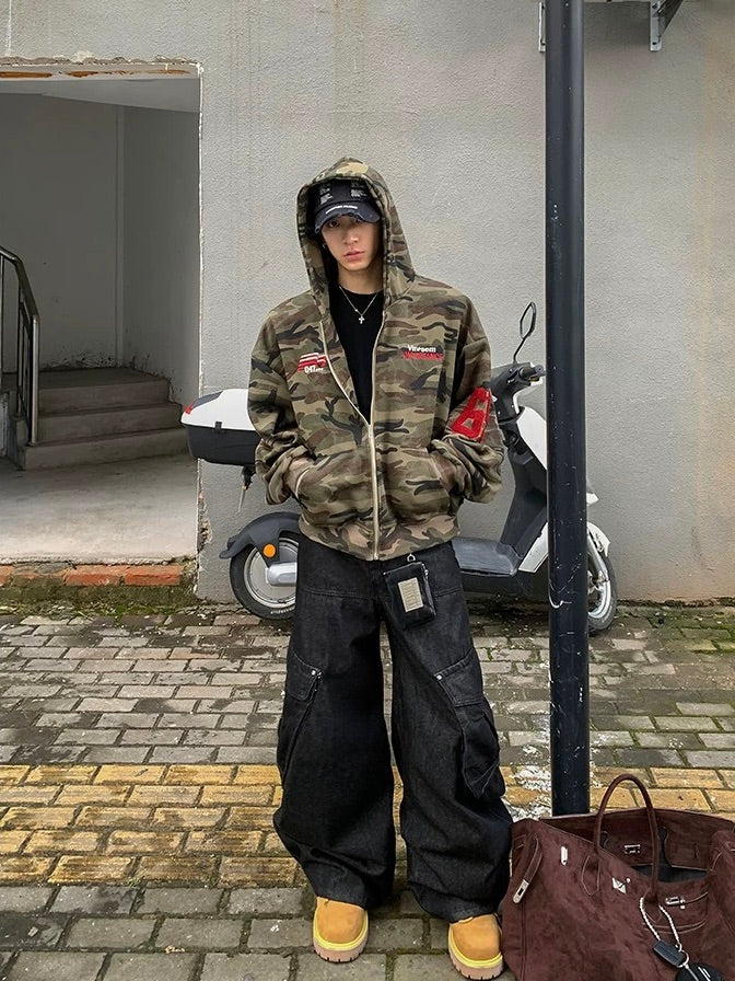 ビッグポケット カーブリジットデニム