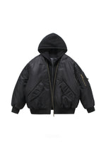 フーディー付き アメリカンフライトジャケット