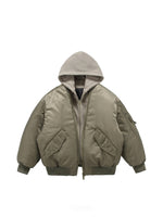 フーディー付き アメリカンフライトジャケット