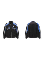 スタンドカラー レーシング トラックジャケット