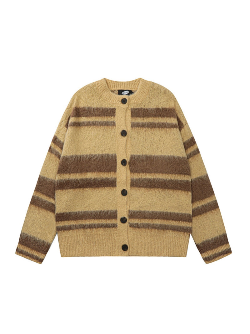 レトロ ソフトウール レイジーカーディガン