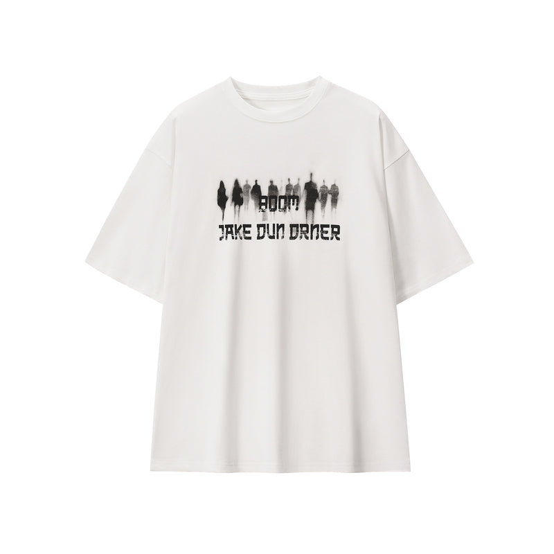 ゴーステッド レタープリント Tシャツ