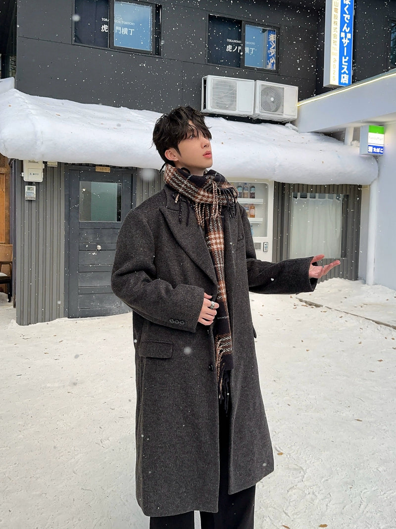 タータンチェック柄 フリースマフラー