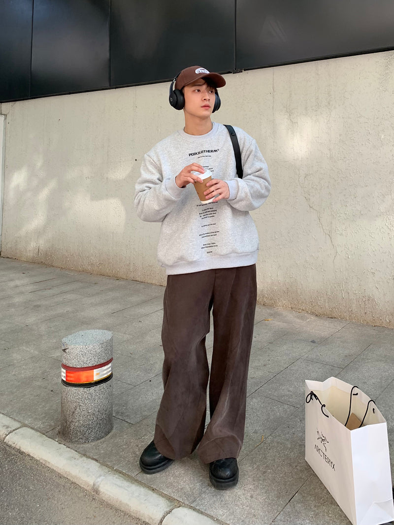裏起毛 クラシック レタリング フーディー