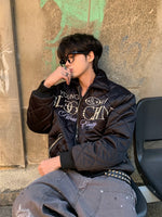 レトロ パール刺繍 キルティングジャケット