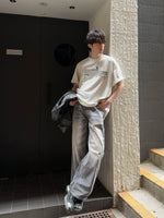 バックプリント 刺繍パッチ Tシャツ