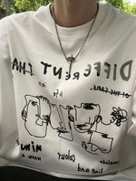 ハンドペイントレター Tシャツ