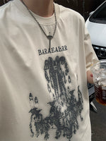 レトロ シャンデリアプリントTシャツ
