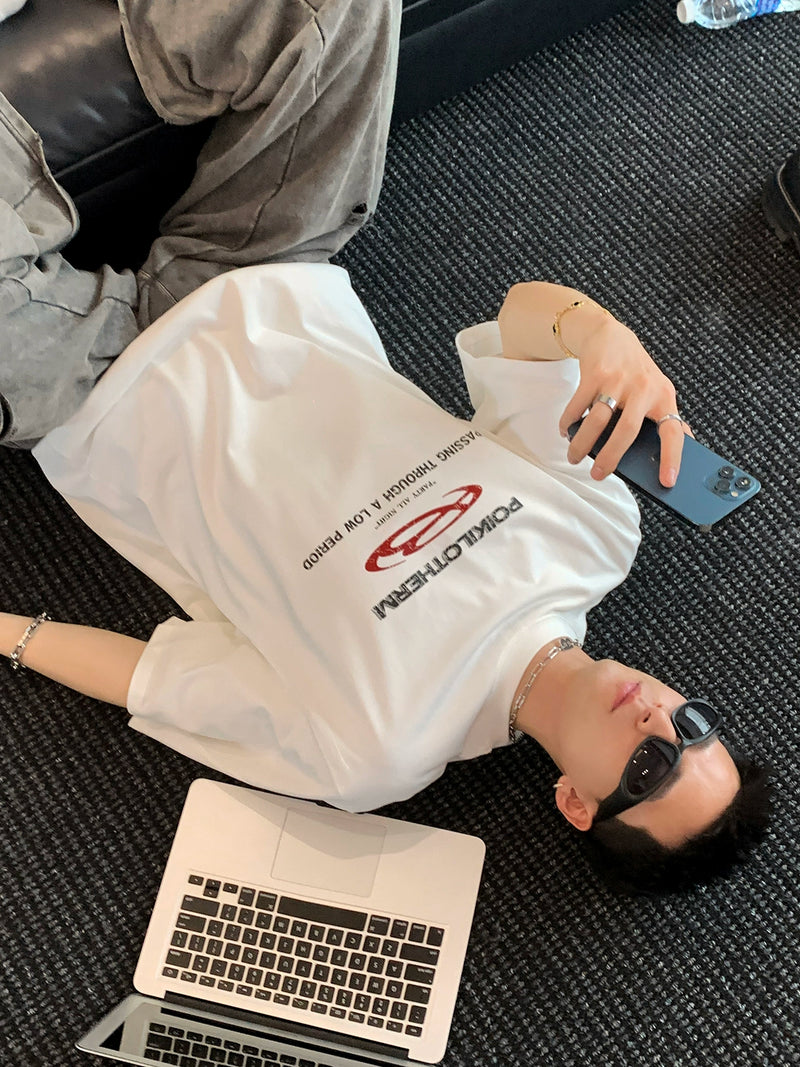 クラックドロゴ フロントプリントTシャツ