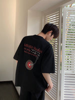 バックプリント ミュージック Tシャツ