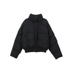 スタンドカラー ボリューム ショートぺディン