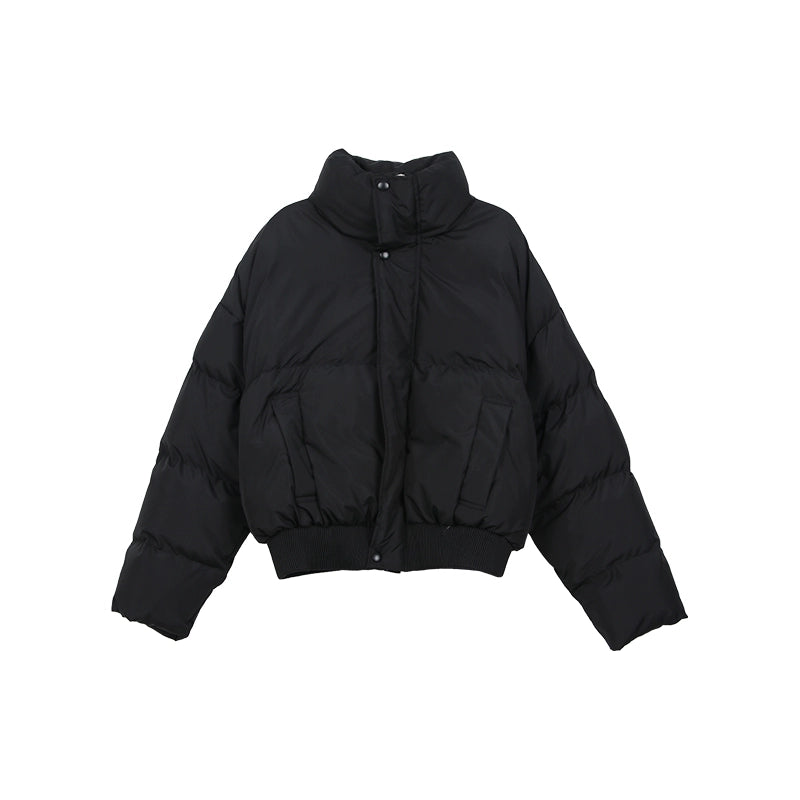 スタンドカラー ボリューム ショートぺディン