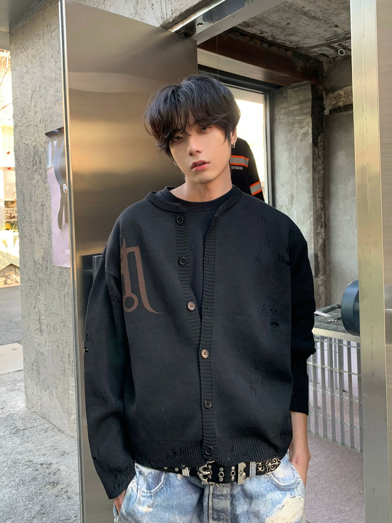 ニューアメリカンフラッグ ニットカーディガン