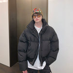 スタンドカラー ボリューム ショートぺディン