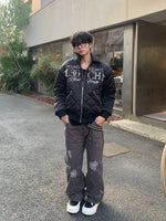 レトロ パール刺繍 キルティングジャケット