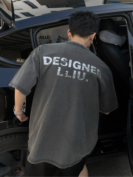 アンティークロゴ バックプリントTシャツ