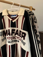 モーターサイクル カレッジニットセーター