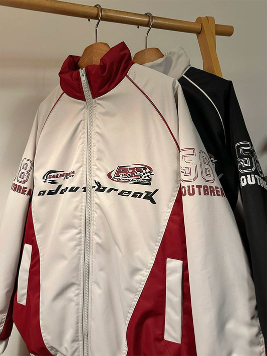 アメリカンレトロ レーシング中綿ジャケット