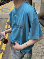 スカイブルー サイドタックTシャツ