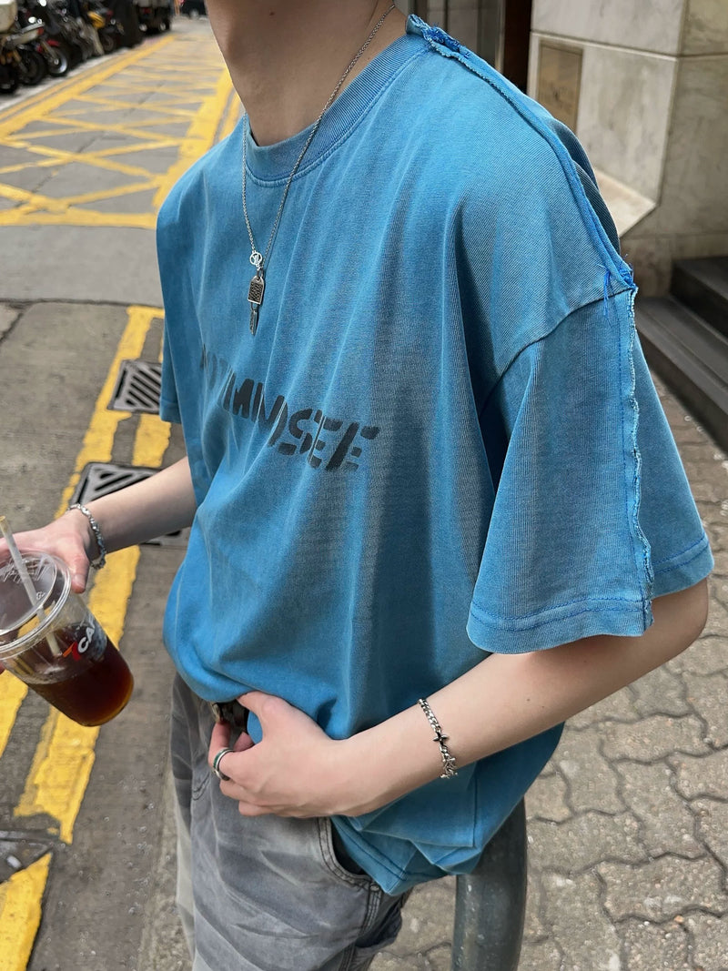 スカイブルー サイドタックTシャツ