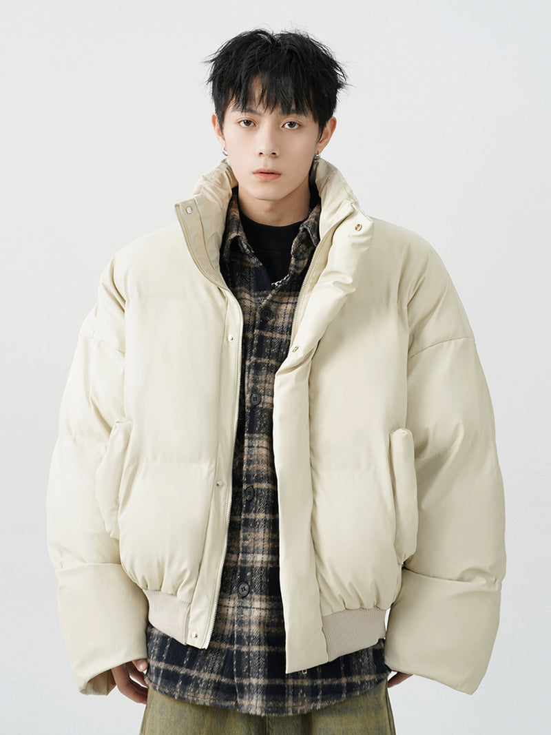 ボリューム ハイネックショートペディン