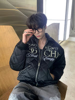 レトロ パール刺繍 キルティングジャケット