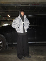 ハイネック ジッパーフライトジャケット