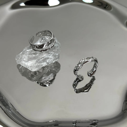 2セット インデックス フリーサイズリング