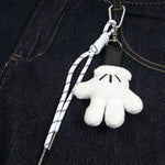 アルファベット キーホルダー付き バルーンデニム