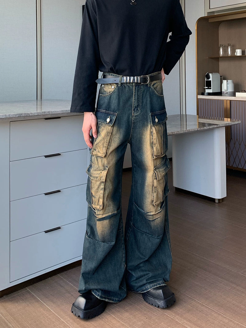 マルチポケット ウォッシュ ジオテクニカルジーンズ