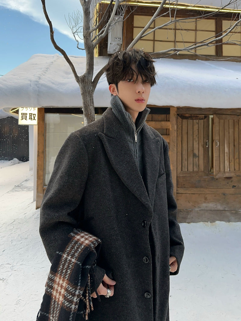 プレミアムブレンドウール ロングコート