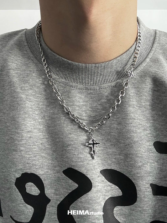 クロスペンダント チェーンネックレス
