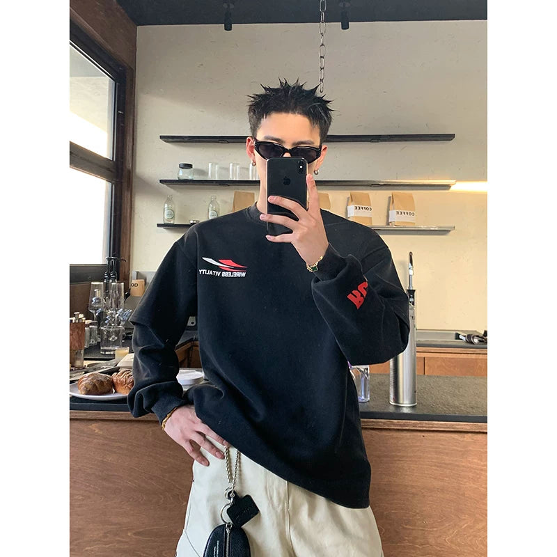デジタルレーシング フェイクレイヤード ロングTシャツ