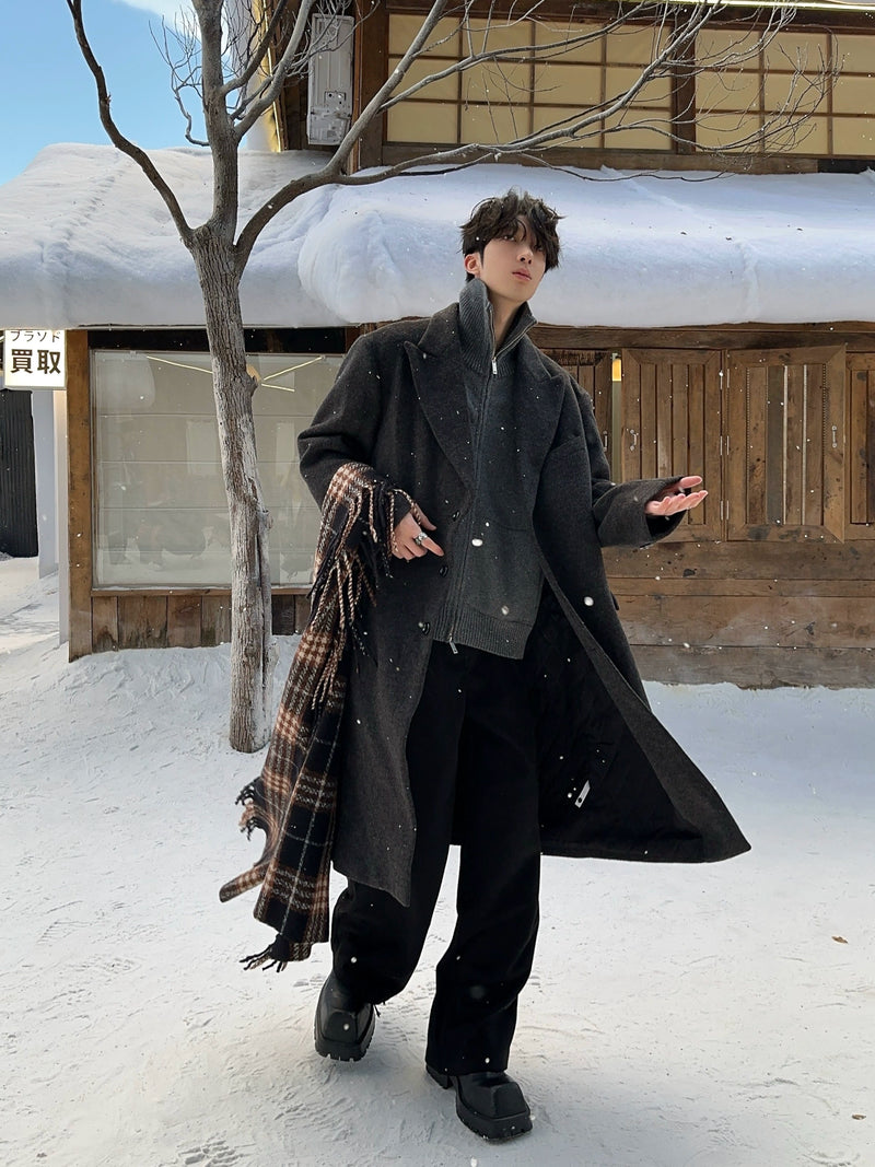 プレミアムブレンドウール ロングコート