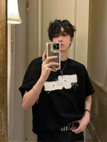 バックプリント 刺繍パッチ Tシャツ